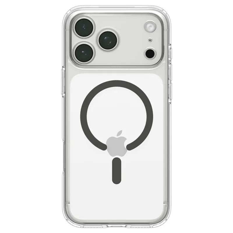 Spigen Ultra Hybrid Mag MagSafe – dėklas, skirtas iPhone 18 Pro Max / 17 Pro Max (skaidrus / grafito spalvos)