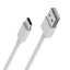 Borofone – USB-A – USB-C laidas duomenų perdavimui ir įkrovimui, 1 m (baltas)