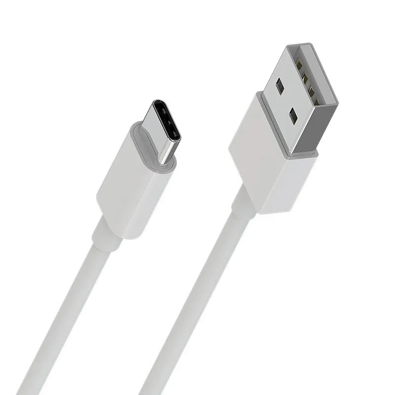 Borofone – USB-A – USB-C laidas duomenų perdavimui ir įkrovimui, 1 m (baltas)
