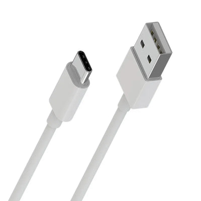Borofone – USB-A – USB-C laidas duomenų perdavimui ir įkrovimui, 1 m (baltas)