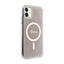 Guess 4G MagSafe – dėklas iPhone 11 (rožinis)
