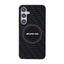 AMG Silicone Carbon Pattern MagSafe - dėklas Samsung Galaxy S24 telefonui (juodas)