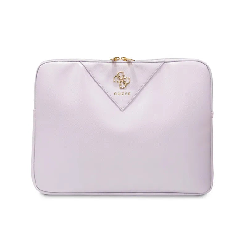 „Guess Triangle 4G Sleeve“ – nešiojamojo kompiuterio dėklas 13" / 14" (violetinis)