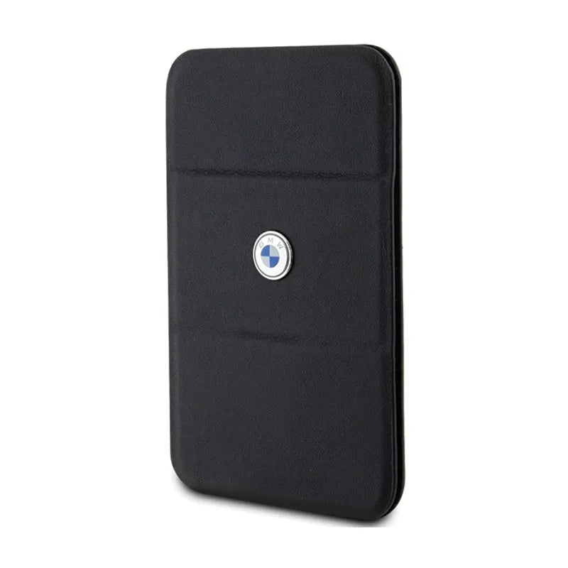 BMW Wallet Cardslot Stand MagSafe Signature Collection – magnetinė piniginė su stovo funkcija (juoda)