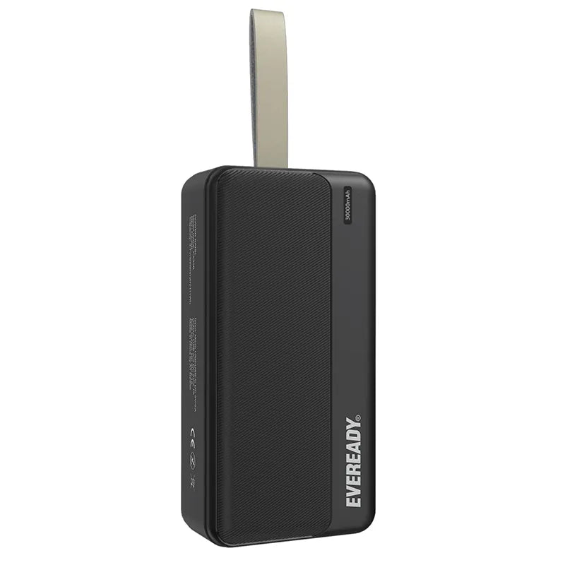 Eveready PX30B – išorinė baterija 30000 mAh 2x USB-A (juoda)