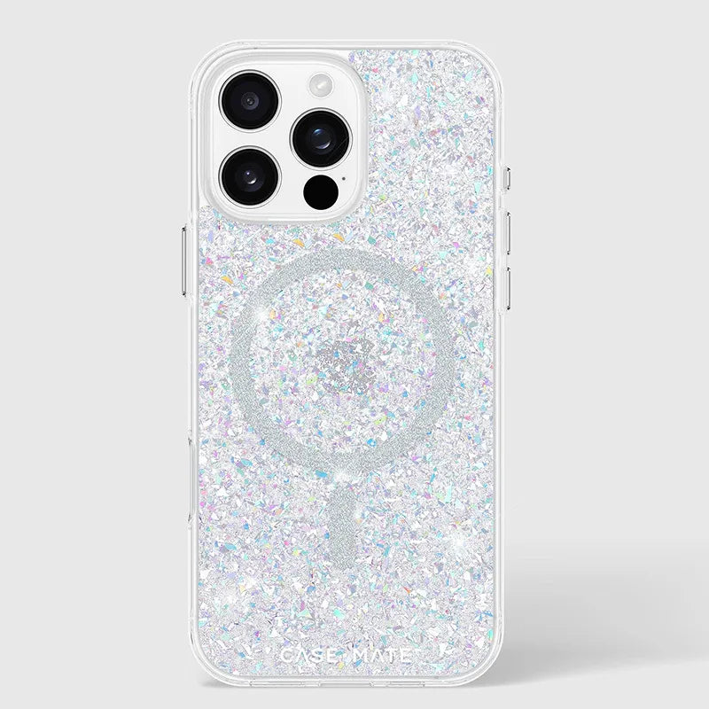 Case-Mate Twinkle MagSafe – Dėklas, skirtas iPhone 16 Pro Max (Disco)