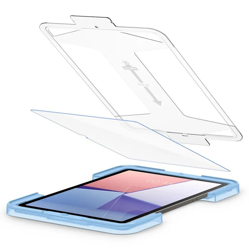 Spigen GLAS.TR EZ FIT – grūdintas stiklas, skirtas Samsung Galaxy Tab S9 11" / S9 FE / S10 FE / S10 Lite 10.9" X710 / X716B / X510 / X516B / X520 / X526 / X400 / X406B
