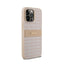 DKNY Leather Mono Stripe & Metal Logo – iPhone 14 Pro dėklas (rožinis)