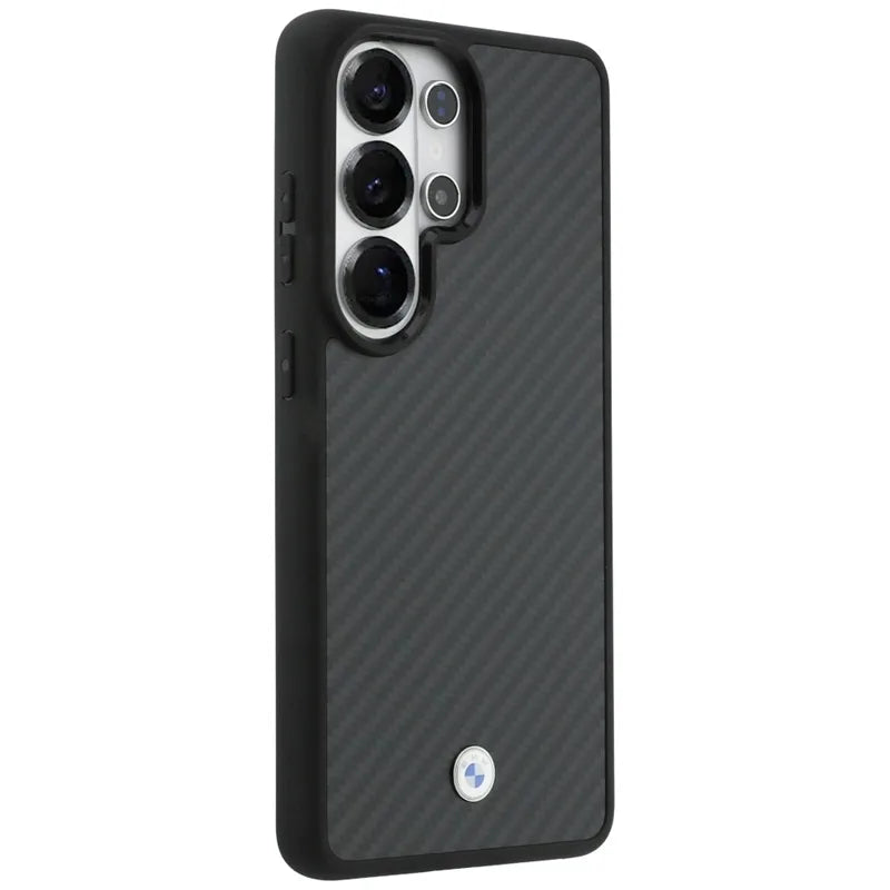 BMW Sign Magnetic Carbon Fiber MagSafe dėklas - Samsung Galaxy S26 Ultra (juodas)