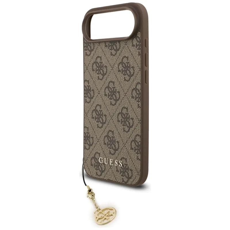 Guess 4G Charms Collection MagSafe – dėklas iPhone Air (rudas)