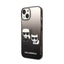 Karl Lagerfeld Gradient Ikonik Karl & Choupette – dėklas iPhone 14 Plus (juodas)