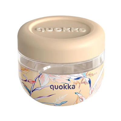 Quokka Bubble maisto indelis – maisto talpykla / pietų dėžutė 500 ml (Vintage Floral)