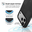 Speck Presidio2 Grip ClickLock & MagSafe dėklas, skirtas iPhone 17 Pro Max (juodas / pilkas / baltas)
