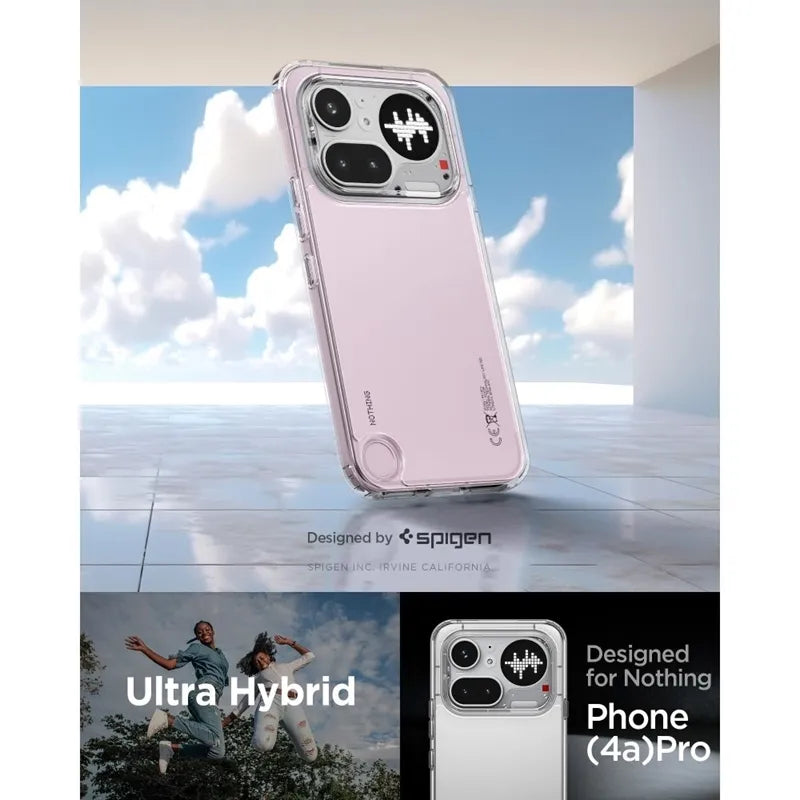 Spigen Ultra Hybrid – dėklas Nothing Phone 4a Pro (skaidrus)