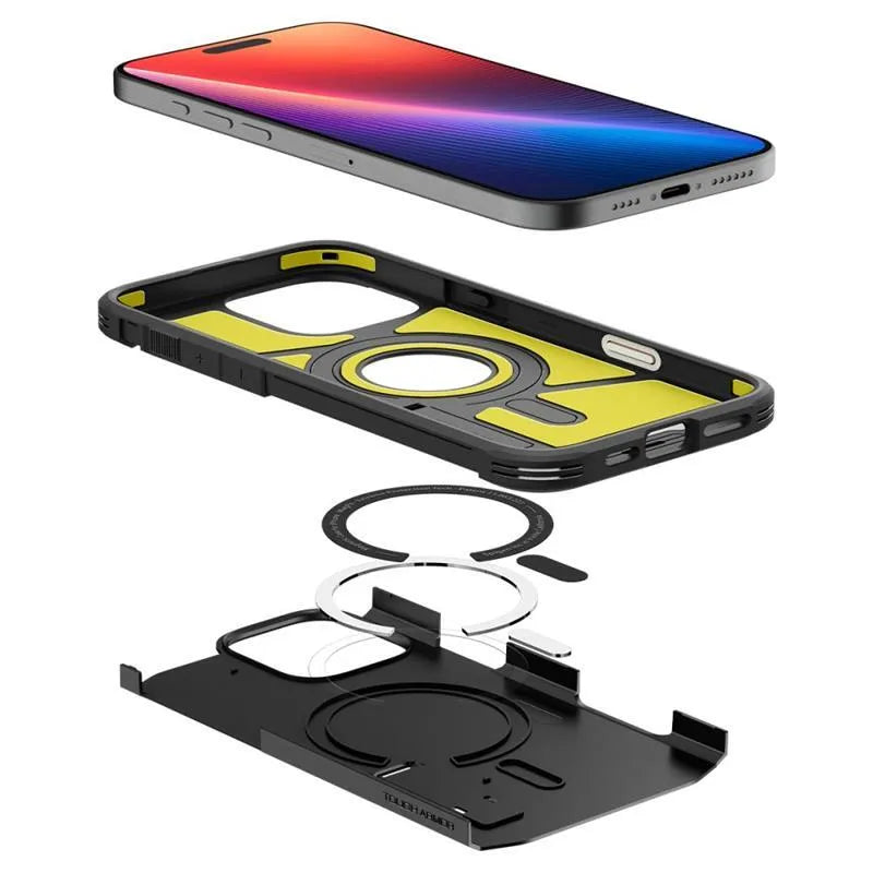 Spigen Tough Armor T Mag MagSafe - dėklas iPhone 16 Pro Max (juodas)