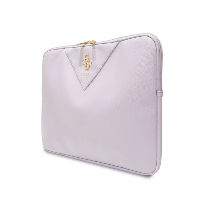 „Guess Triangle 4G Sleeve“ – nešiojamojo kompiuterio dėklas 13" / 14" (violetinis)