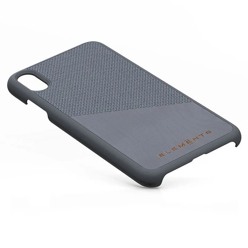 Nordic Elements Original Hel – dėklas iPhone Xs Max su tikro klevo medžio intarpu (pilkas)