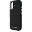 Karl Lagerfeld Saffiano Full Wrapped Elongated Metal Logo MagSafe – dėklas iPhone 16 (juodas)