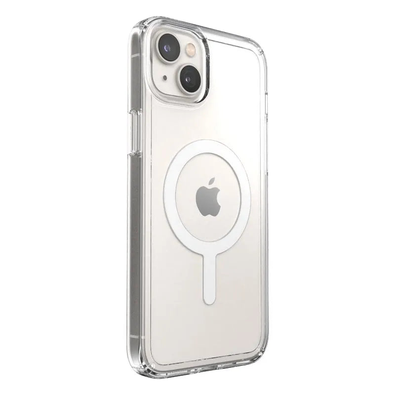 Speck Gemshell + MagSafe – dėklas iPhone 15 Plus / iPhone 14 Plus su MICROBAN danga (skaidrus)