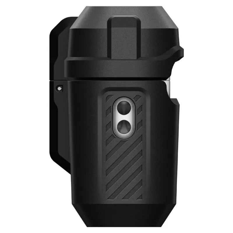 Spigen Lock Fit – šarvuotas dėklas, skirtas Apple AirPods Pro 3 (matinė juoda)
