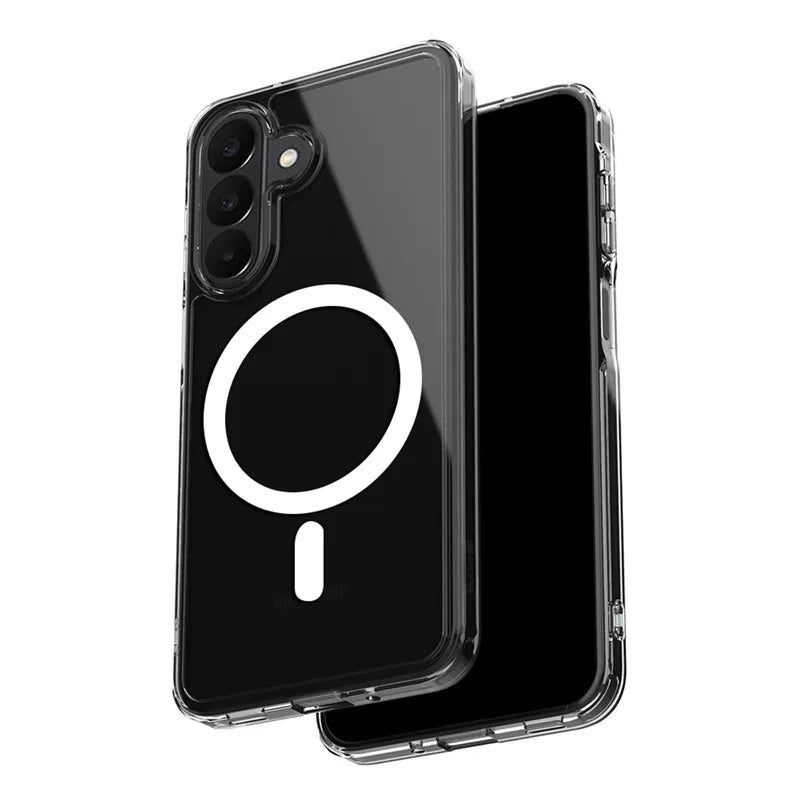 Crong Hybrid Clear Magnetic - MagSafe dėklas Samsung Galaxy A27 5G (skaidrus)
