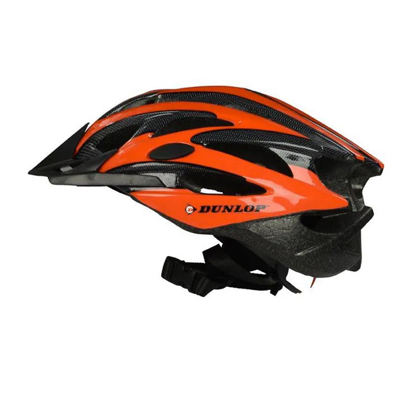 Dunlop - MTB dviračio šalmas L dydžio (oranžinis/juodas)