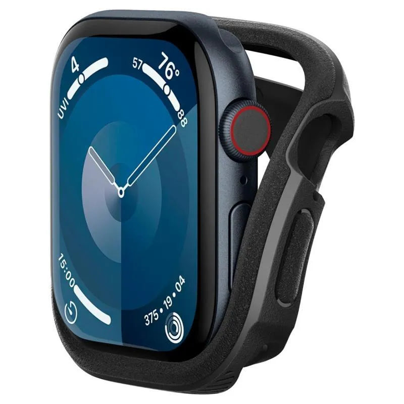 Spigen Caseology Vault – dėklas, skirtas Apple Watch 10 46 mm (matinė juoda)