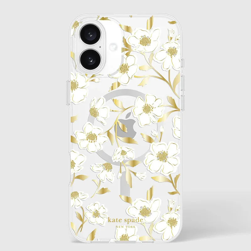 Kate Spade New York Protective Gems MagSafe – dėklas iPhone 16 Plus (Sunshine Floral)