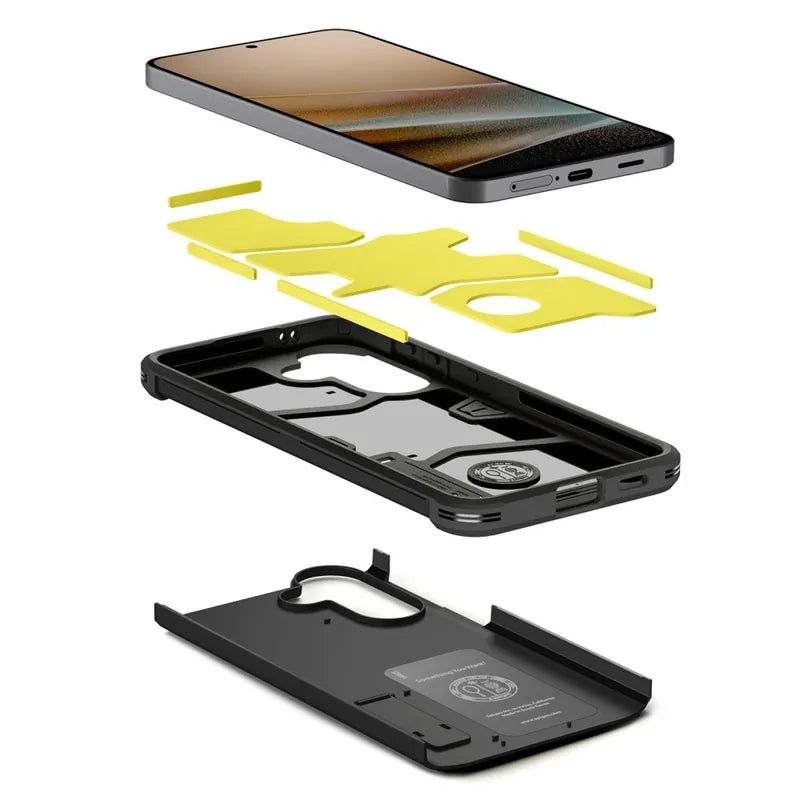 Spigen Tough Armor – dėklas Samsung Galaxy A57 5G (juodas)