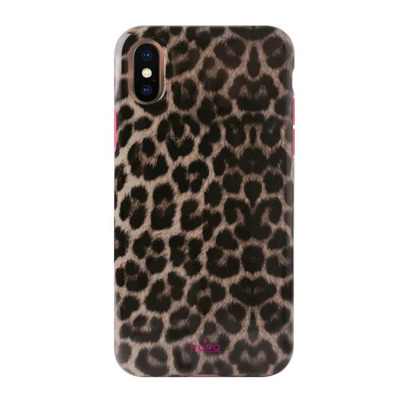 PURO Glam Leopard dėklas - Dėklas, skirtas iPhone Xs Max (Leo 2)