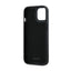 DKNY 3D Rubber Repeat Pattern – dėklas iPhone 15 Plus telefonui (juodas)