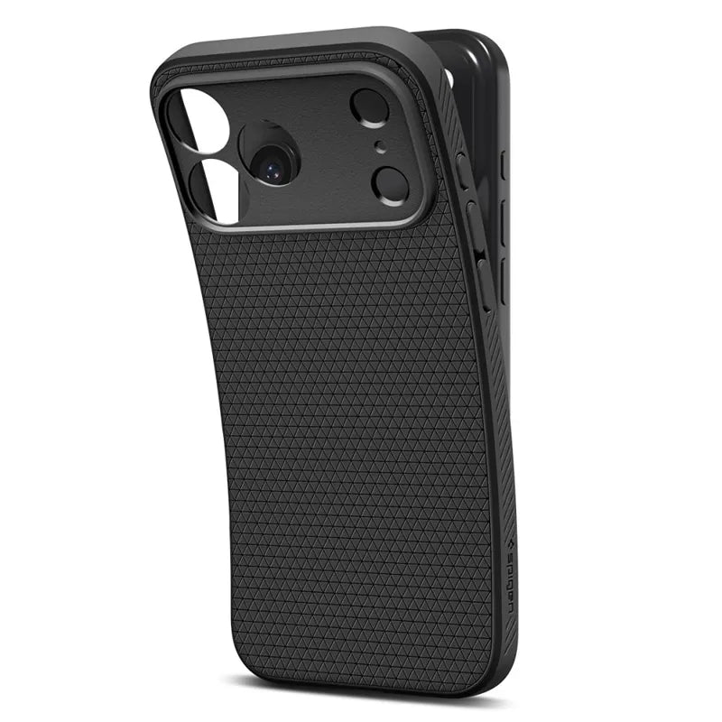 Spigen Liquid Air – dėklas iPhone 17 Pro (matinė juoda)