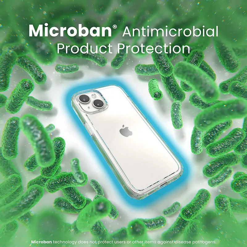 Speck Gemshell – iPhone 17e / 16e / 15 / 14 / 13 dėklas (skaidrus)