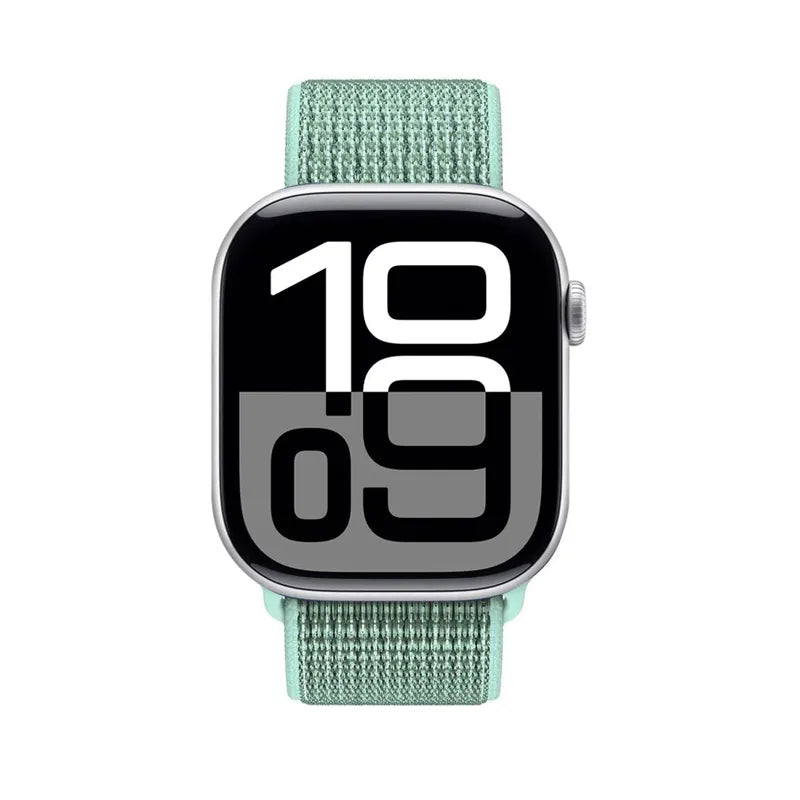 Crong Nylon - Sportinė apyrankė skirta Apple Watch 38/40/41/42 mm (Atlantic Green)