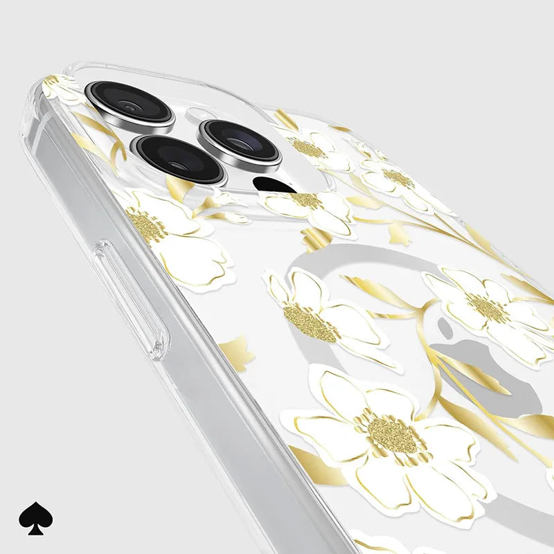 Kate Spade New York Protective Gems MagSafe – dėklas iPhone 16 Pro Max (Sunshine Floral)