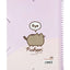 Pusheen – A4 formato segtuvas su elastine juosta + 30 skaidrių įmaučių