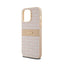 DKNY Leather Mono Stripe & Metal Logo – iPhone 14 Pro dėklas (rožinis)
