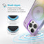 Speck Presidio2 Lux MagSafe – iPhone 16 Pro dėklas (Amazing Purple / Clear)