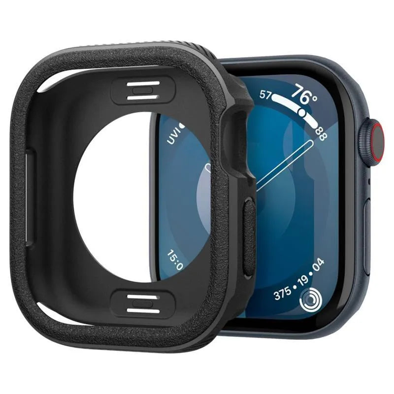 Spigen Caseology Vault – dėklas, skirtas Apple Watch 10 46 mm (matinė juoda)