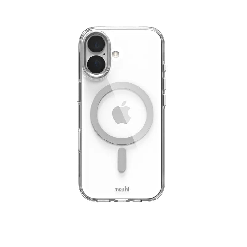 Moshi iGlaze MagSafe – Dėklas iPhone 17 (Luna Silver)