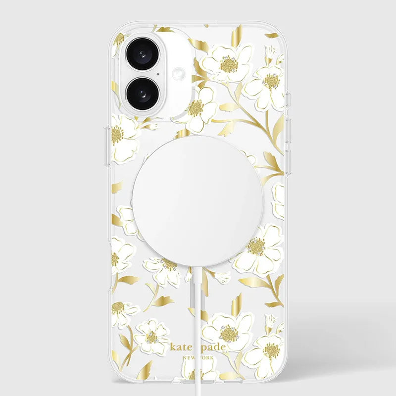 Kate Spade New York Protective Gems MagSafe – dėklas iPhone 16 Plus (Sunshine Floral)