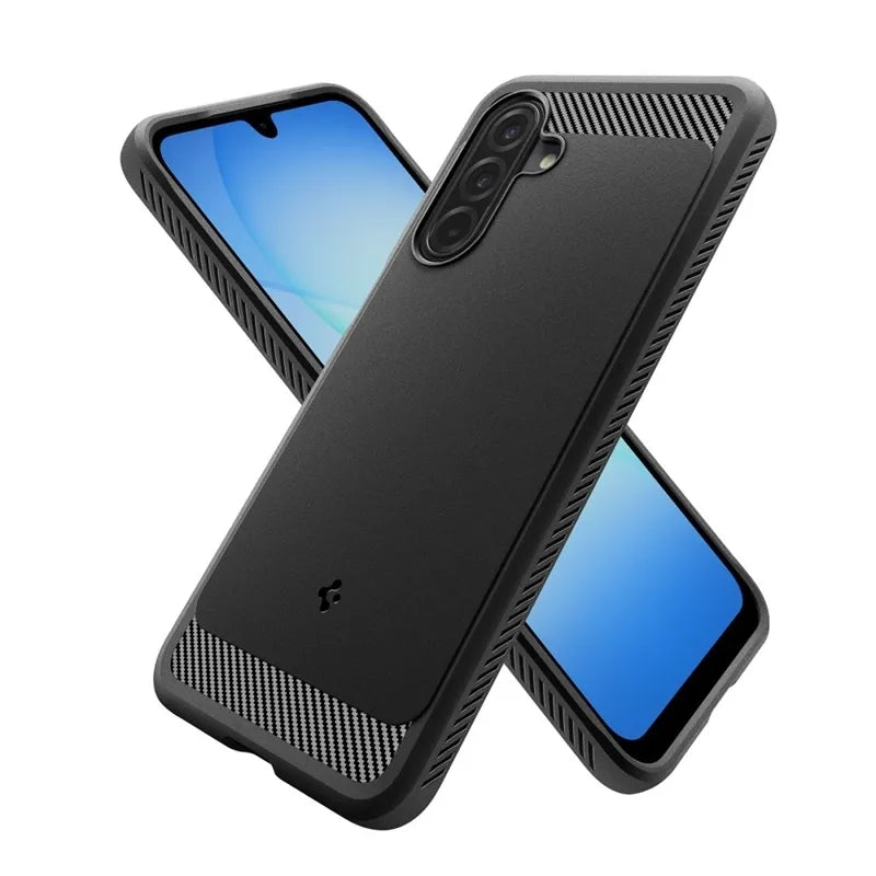 Spigen Rugged Armor – dėklas Samsung Galaxy A17 4G / 5G (juodas)