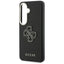Guess Grained Big 4G Metal Logo – Samsung Galaxy S26 dėklas (juodas)