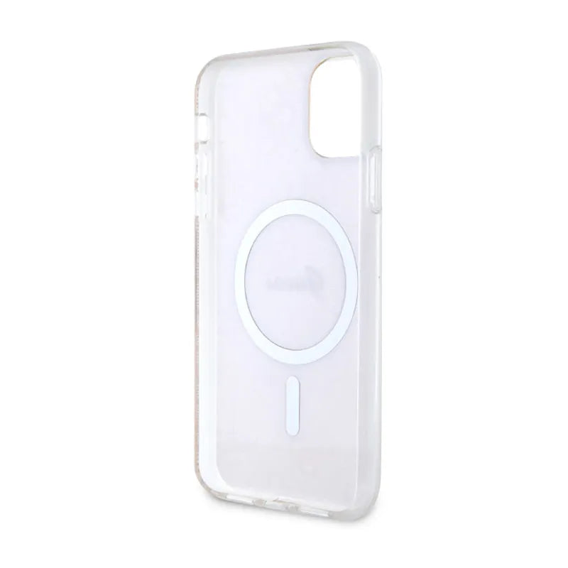 Guess 4G MagSafe – dėklas iPhone 11 (rožinis)