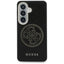 Guess Perforated Logo MagSafe – Samsung Galaxy S26 dėklas (juodas)