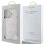 Guess Saffiano Peony Classic Logo MagSafe – dėklas iPhone 16 (rožinis)