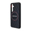 AMG Silicone Carbon Pattern MagSafe - dėklas Samsung Galaxy S24 telefonui (juodas)