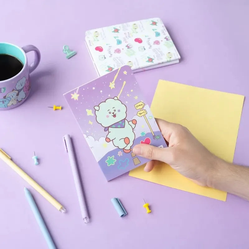 BT21 – A6 RJ sąsiuvinių rinkinys (3 vienetai)