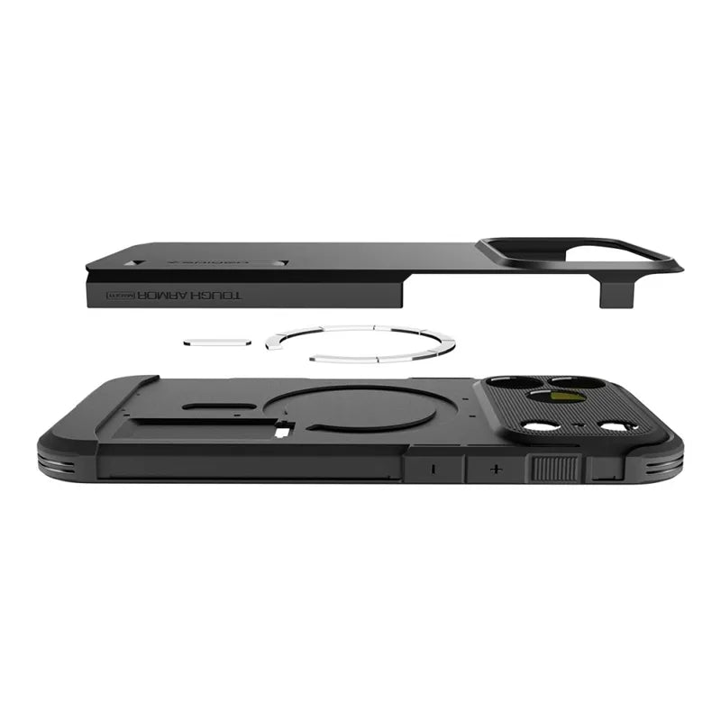 Spigen Tough Armor T Mag MagSafe – Dėklas iPhone 17 Pro Max (Juodas)