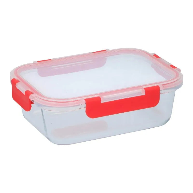 Alpina – stiklinis maisto indas su dangteliu, pietų dėžutė 21x16x6 cm, 1 l